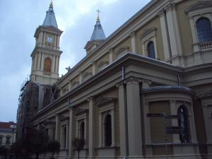 Katedra Zbawiciela Boskiego w Ostrawie elewacja po remoncie