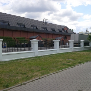 Zabytkowe ogrodzenie Filtrów w Warszawie - MPWiK - Remont